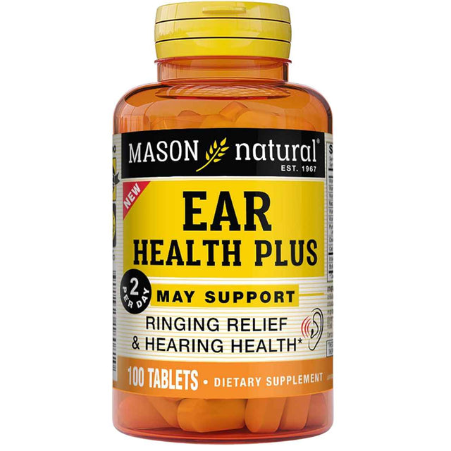 Mason Natural Salud Auditiva Plus - 100 Tabletas - Haz Tu Pedido