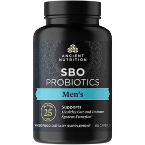 Ancient Nutrition Probióticos SBO para Hombres: Salud Digestiva, Inmunológica y Metabólica - 60 Cápsulas - Haz Tu Pedido