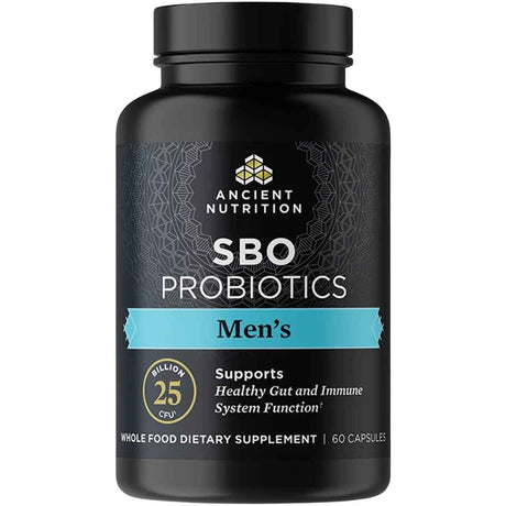 Ancient Nutrition Probióticos SBO para Hombres: Salud Digestiva, Inmunológica y Metabólica - 60 Cápsulas - Haz Tu Pedido
