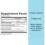 Ancient Nutrition Probióticos SBO para Hombres: Salud Digestiva, Inmunológica y Metabólica - 60 Cápsulas - Tabla Nutricional - Haz Tu Pedido