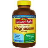 Nature Made Magnesio Extra Fuerte - 180 Cápsulas Blandas - Haz Tu Pedido
