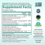 Garden of Life Apoyo Inmunológico 500 mg - 30 Tabletas Vegetarianas - Tabla Nutricional - Haz Tu Pedido