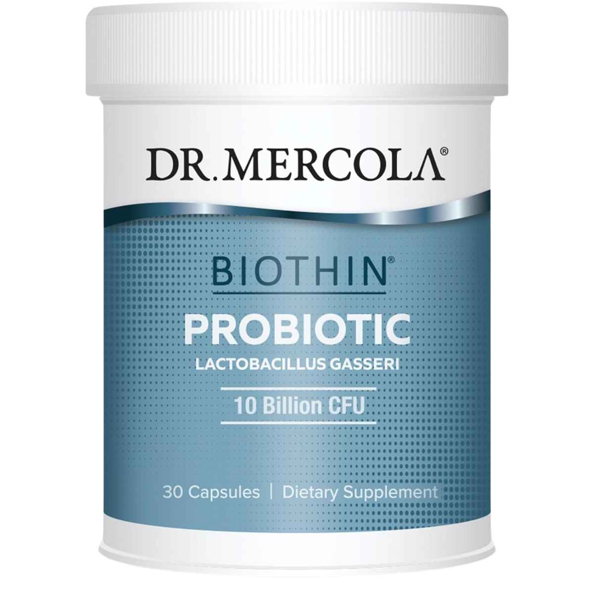 Dr. Mercola Biothin® Probiótico 10 Mil Millones CFU - 30 Cápsulas - Haz Tu Pedido