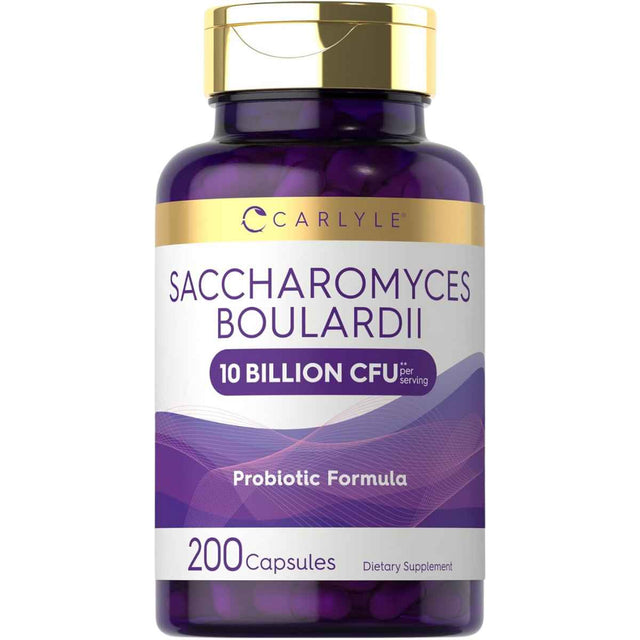 Carlyle Probiótico Saccharomyces Boulardii 10 Mil Millones CFU - 200 Cápsulas - Haz Tu Pedido