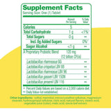 Culturelle Probiótico para el Bienestar de la Mujer - Sabor Fruta Mezclada - 30 Tabletas Masticable - Tabla Nutricional - Haz Tu Pedido