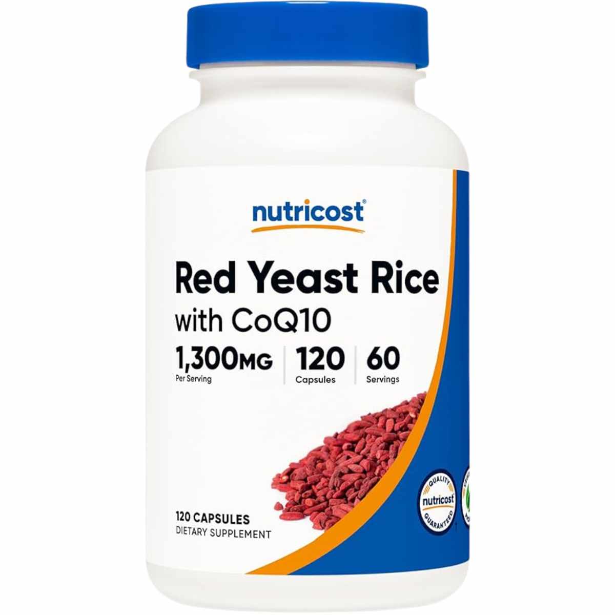 Nutricost Arroz de Levadura Roja con CoQ10 1300 mg - 120 Cápsulas - Haz Tu Pedido