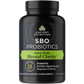 Ancient Nutrition Probióticos SBO Claridad Mental Diaria - 30 Cápsulas - Haz Tu Pedido