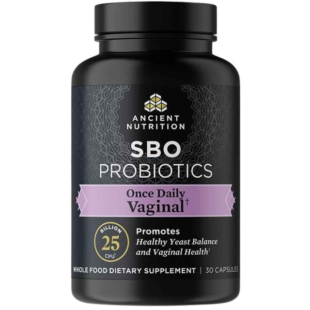 Ancient Nutrition Probióticos Vaginales Diarios para Mujeres - 30 Cápsulas - Haz Tu Pedido