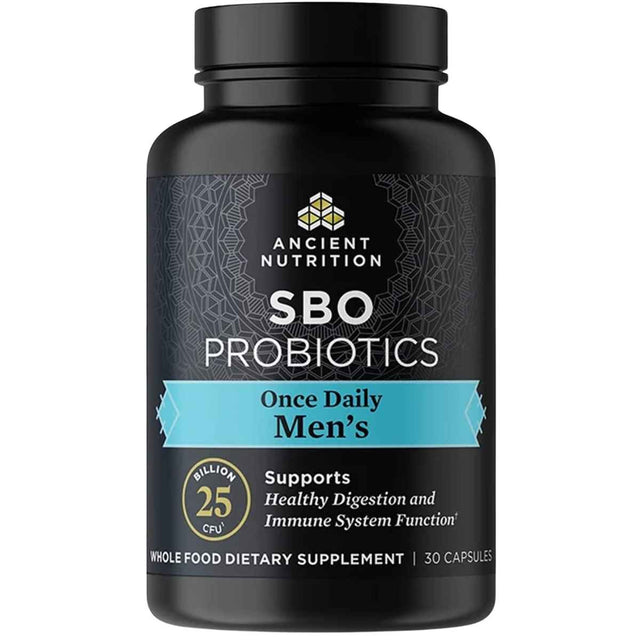 Ancient Nutrition Probióticos SBO Diarios para Hombres - 30 Cápsulas - Haz Tu Pedido