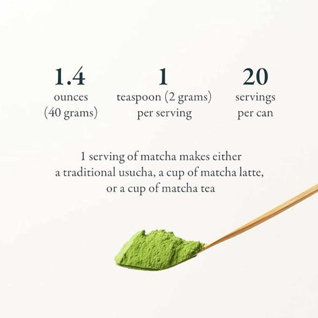 Naoki Matcha Té Verde en Polvo - 50 g - Tabla Nutricional - Haz Tu Pedido