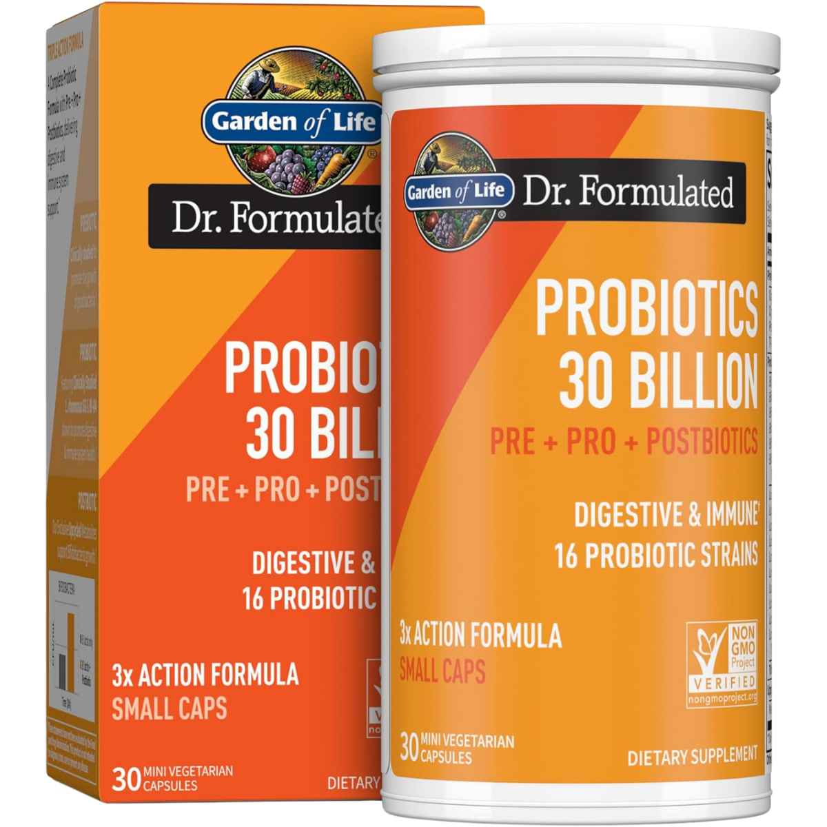 Garden of Life Dr. Formulated Probióticos 30 Mil Millones CFU - 30 Mini Cápsulas Vegetarianas - Haz Tu Pedido