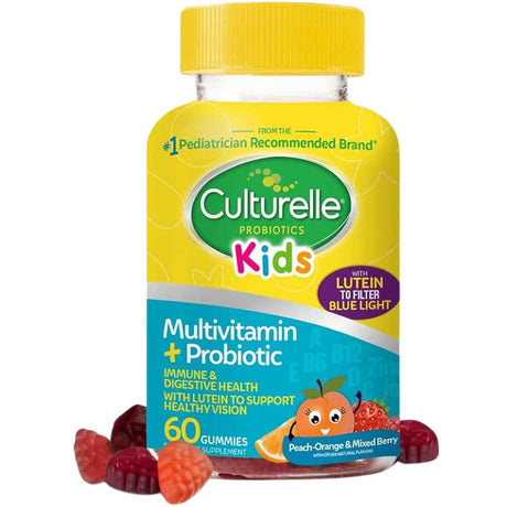 Culturelle Multivitamínico Infantil Con Probióticos - Sabor Mezcla de Bayas - 60  Gomitas - Haz Tu Pedido