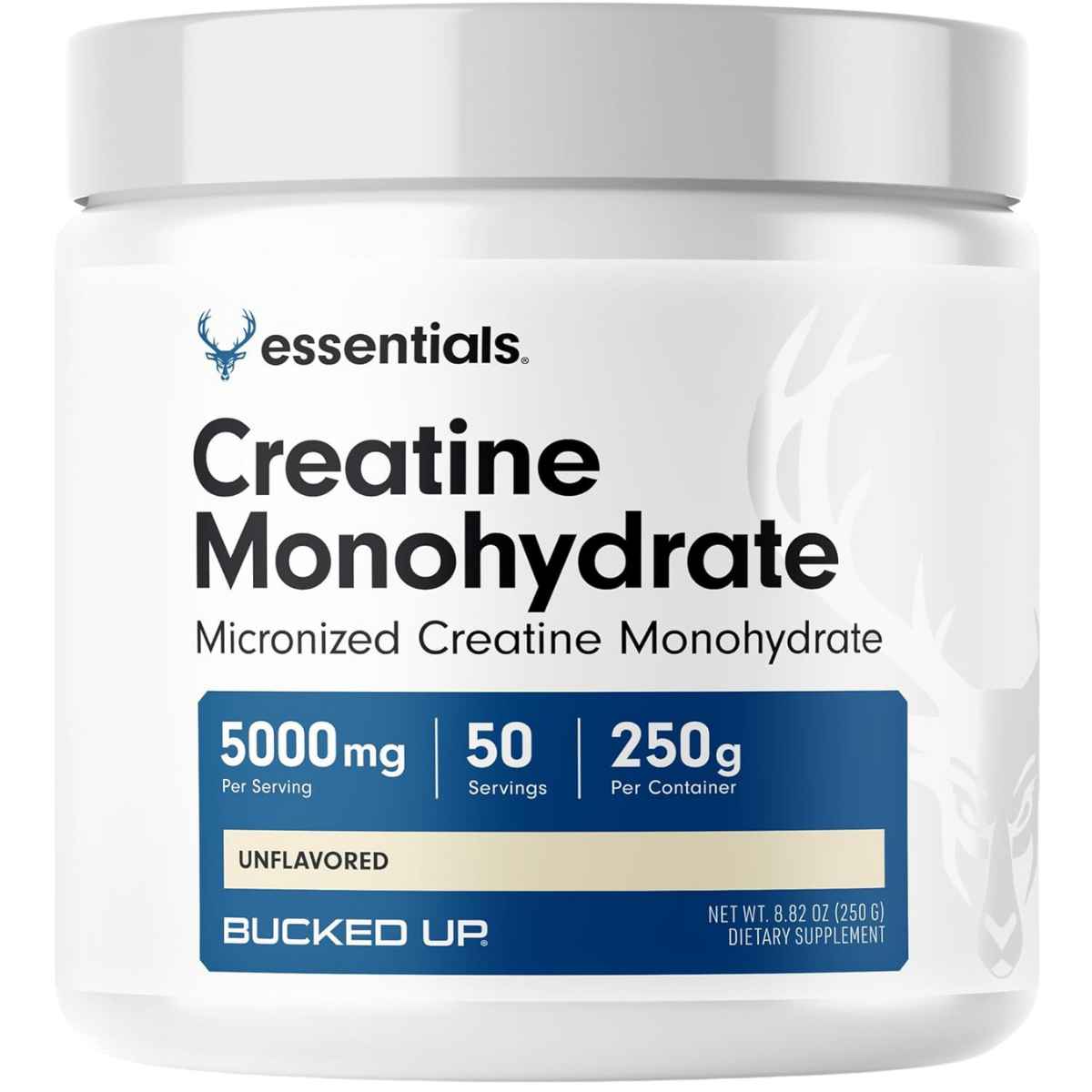 Bucked Up Monohidrato de Creatina 5000 mg - 250 g - Haz Tu Pedido