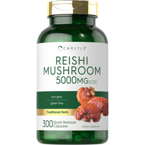 Carlyle Reishi Inmunidad y Bienestar 5000 mg - 300 Cápsulas de Liberación Rápida - Haz Tu Pedido