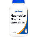 Nutricost Malato de Magnesio 420 mg - 180 Cápsulas - Haz Tu Pedido