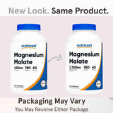 Nutricost Malato de Magnesio 420 mg - 180 Cápsulas - Haz Tu Pedido