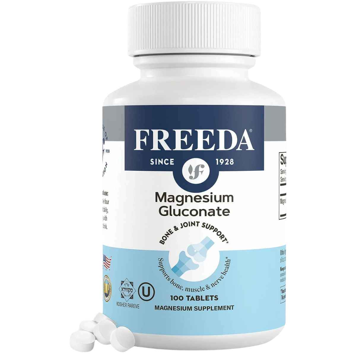 Freeda  Gluconato De Magnesio - 100 Tabletas - Haz Tu Pedido
