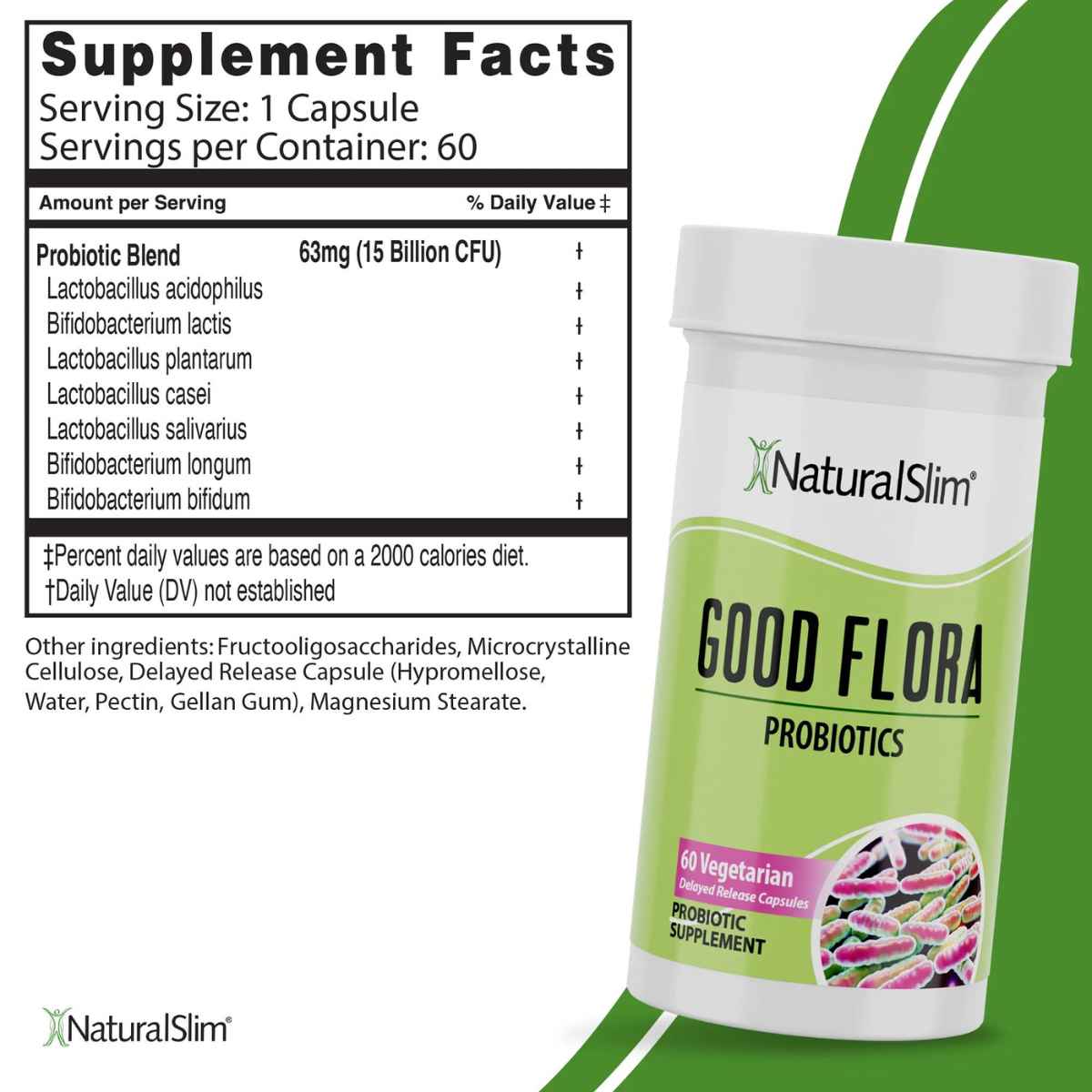  NaturalSlim Apoyo digestivo (Good Flora + Helpzymes) - Tabla Nutricional - Haz Tu Pedido