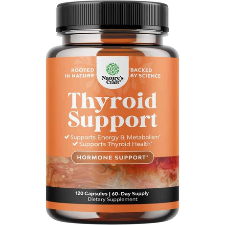 Natures Craft Thyroid Support Complex - 120 Cápsulas - Haz Tu Pedido
