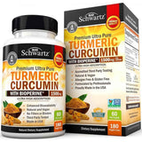 BioSchwartz Cúrcuma Curcumina y Bioperine 1500 mg - 180 Cápsulas Vegetales - Haz Tu Pedido