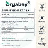  liposomal Nicotinamida  2000 mg - 60 Cápsulas Blandas - Tabla Nutricional - Haz Tu Pedido