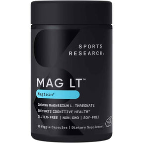 Sports Research Magnesio L-Treonato Con Magtein 2000 mg - 90 Cápsulas Vegetales - Haz Tu Pedido
