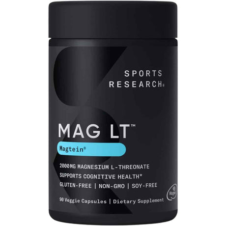 Sports Research Magnesio L-Treonato Con Magtein 2000 mg - 90 Cápsulas Vegetales - Haz Tu Pedido