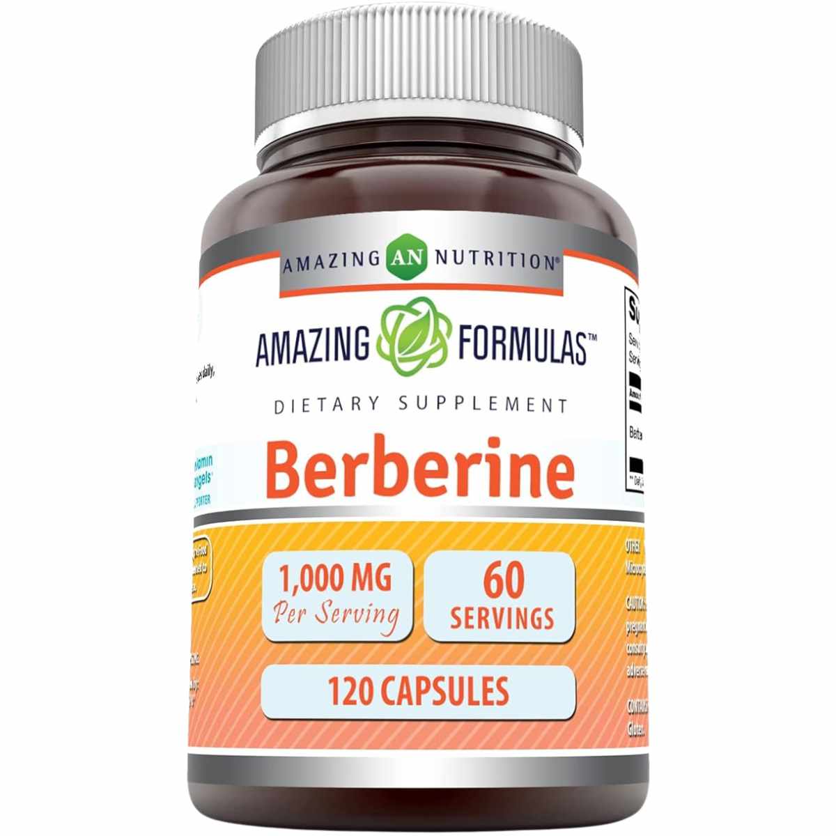 Amazing Nutrition Berberina  1000 mg - 120 Cápsulas - Haz Tu Pedido