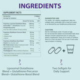 Misstay Glutatión - 60 Cápsulas Blandas - Tabla Nutricional - Haz Tu Pedido