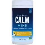 Natural Vitality Carbonato de Magnesio y L-Teanina para la Calma Mental - Sabor vainilla Miel - 339 g - Haz Tu Pedido