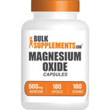 BulkSupplements óxido de magnesio 500 mg - 180 Cápsulas - Haz Tu Pedido