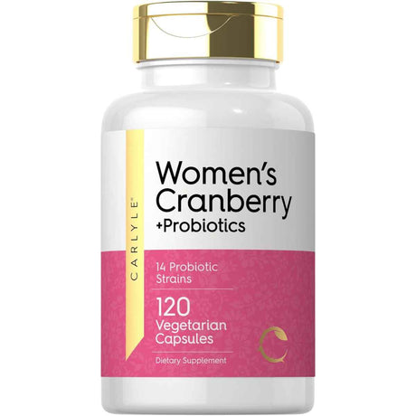 Carlyle Arándano y Probióticos Para Mujeres - 120 Cápsulas Vegetarianas - Haz Tu Pedido