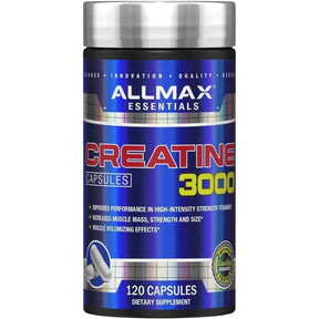 AllMax Nutrition Monohidrato de Creatina 3000 mg - 120 Cápsulas - Haz Tu Pedido