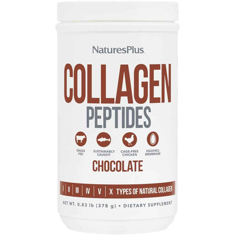 NaturesPlus  Péptidos de Colágeno en Polvo - Sabor Chocolate - 378 g - Haz Tu Pedido