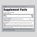 Piping Rock Zeaxantina y Luteína para la Salud Visual 50 mg - 120 Cápsulas Blandas - Tabla Nutricional - Haz Tu Pedido