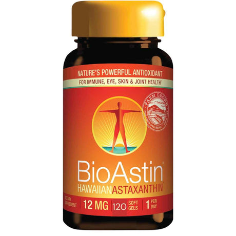 Hawaii Pharm BioAstin Astaxantina 12 mg - 120 Cápsulas Blandas