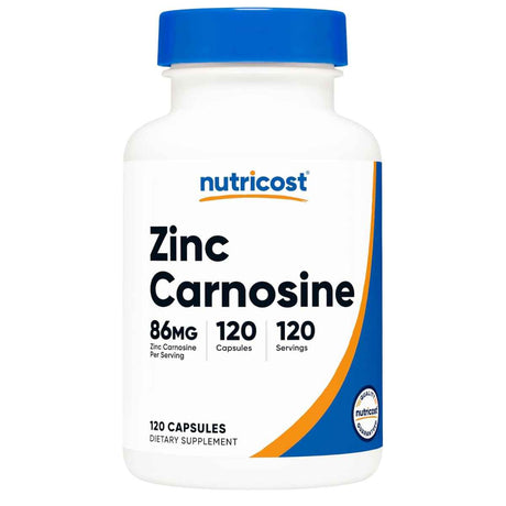 Nutricost - Zinc Carnosina (86 mg - 120 Cápsulas)