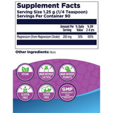 KAL Magnesio - Sabor Manzana - 112,5 g - Tabla Nutricional - Haz Tu Pedido