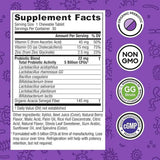 Physicians Choice Probióticos Para Niños 5 Mil Millones CFU - Sabor Very Berry - 30 Tabletas Masticable - Tabla Nutricional - Haz Tu Pedido