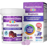 Physicians Choice Probióticos Para Niños 5 Mil Millones CFU - Sabor Very Berry - 30 Tabletas Masticable - Haz Tu Pedido