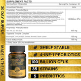 Proriginal Probioticos 100 Mil Millones CFU - 60 Cápsulas - Tabla Nutricional - Haz Tu Pedido