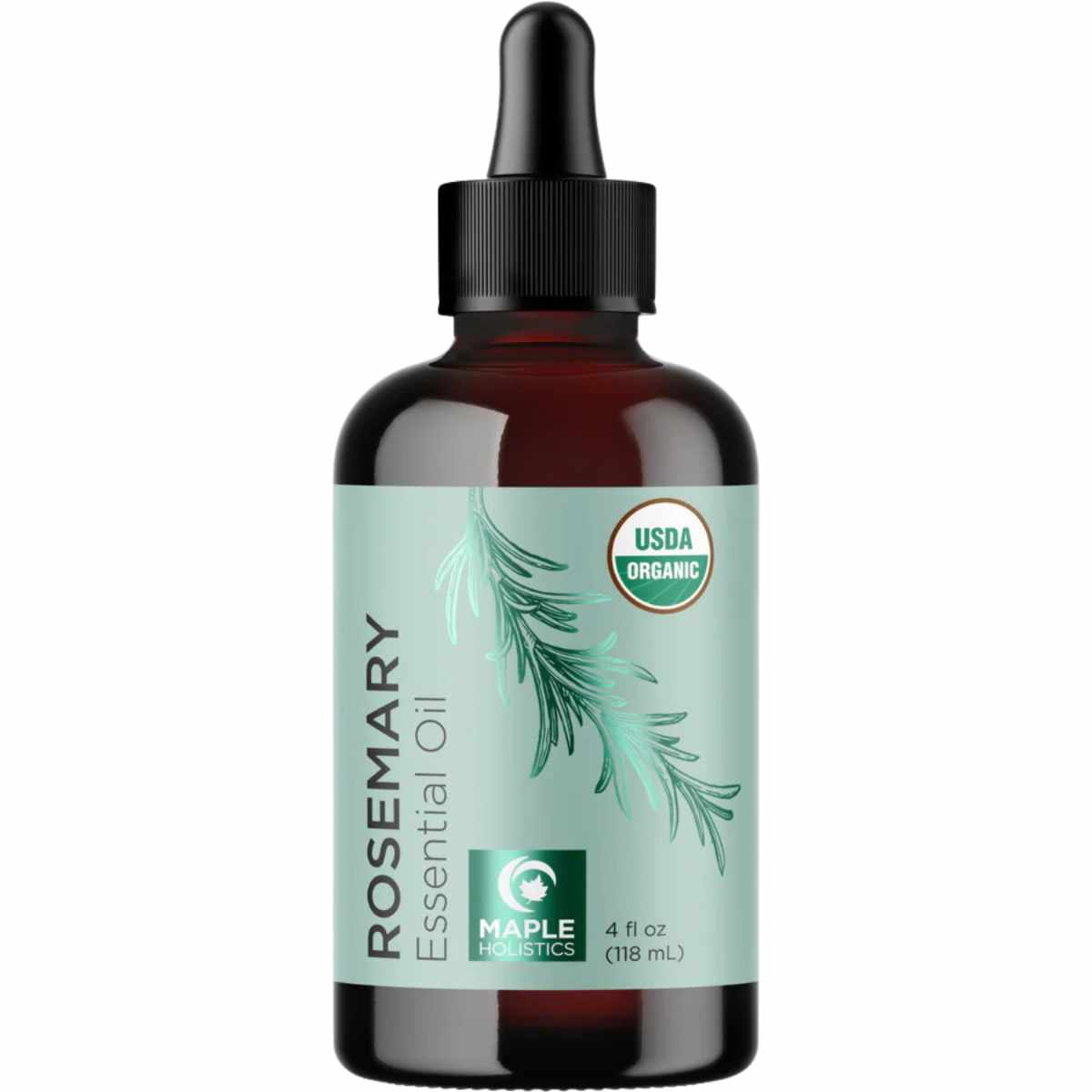 Maple Holistics Aceite Orgánico de Romero para el Cabello Líquido 4 ml - 118 ml - Haz Tu Pedido