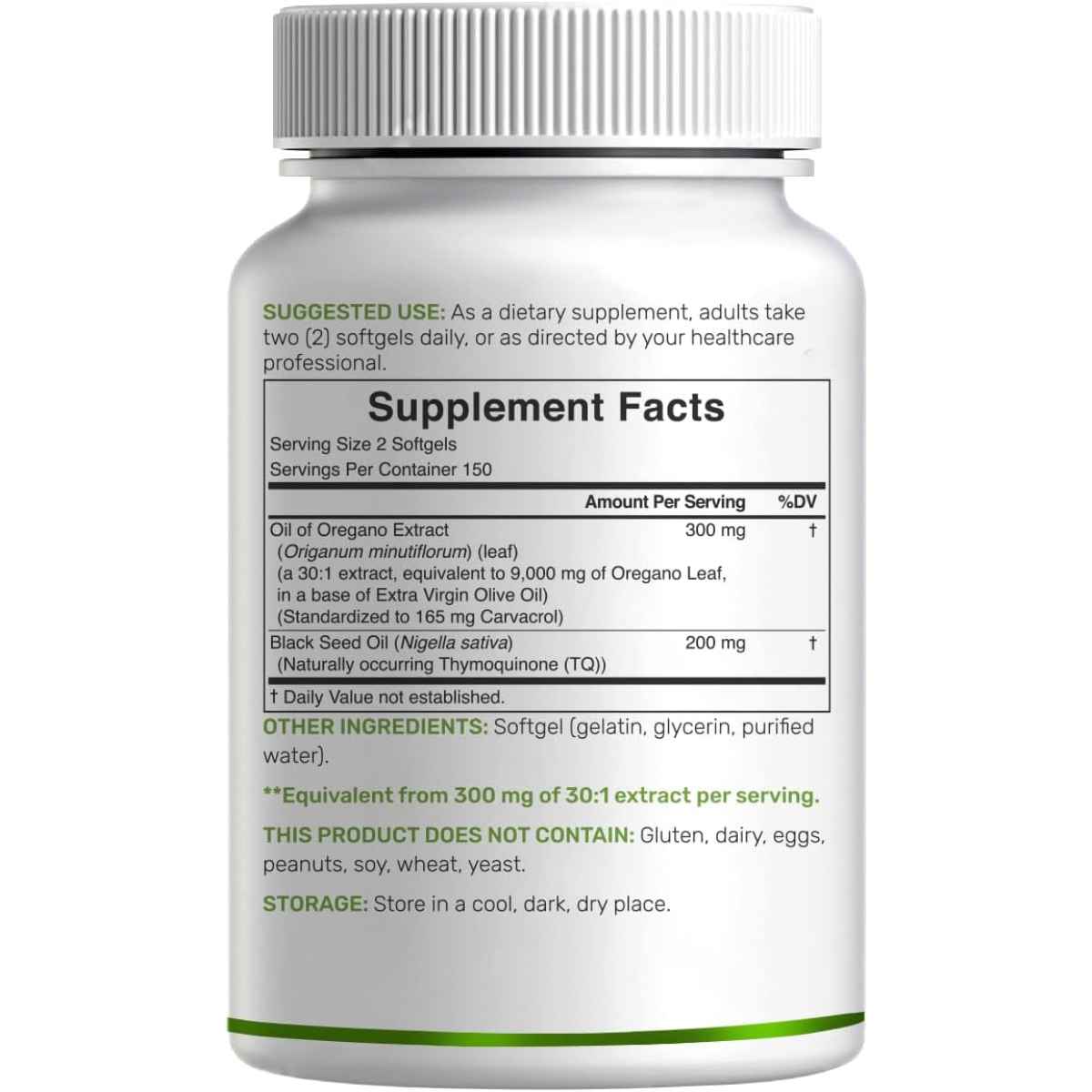 Aceite de Orégano Deal Supplement - 300 Cápsulas Blandas: Tu aliado natural para una vida saludable.
