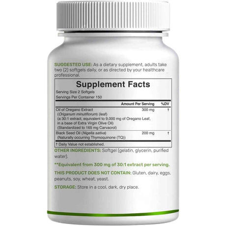 Aceite de Orégano Deal Supplement - 300 Cápsulas Blandas: Tu aliado natural para una vida saludable.