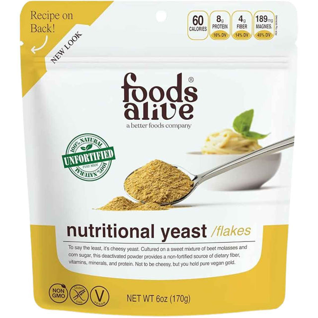 Foods Alive Levadura Nutricional  - 907 g - Haz Tu Pedido