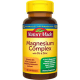 Nature Made Complejo de Magnesio con Vitamina D y Zinc - 60 Cápsulas - Haz Tu Pedido
