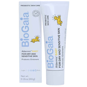 BioGaia Aldermis Bebé Pomada Probiótica para Aliviar Piel Seca e Irritada - 4,6 g - Haz Tu Pedido