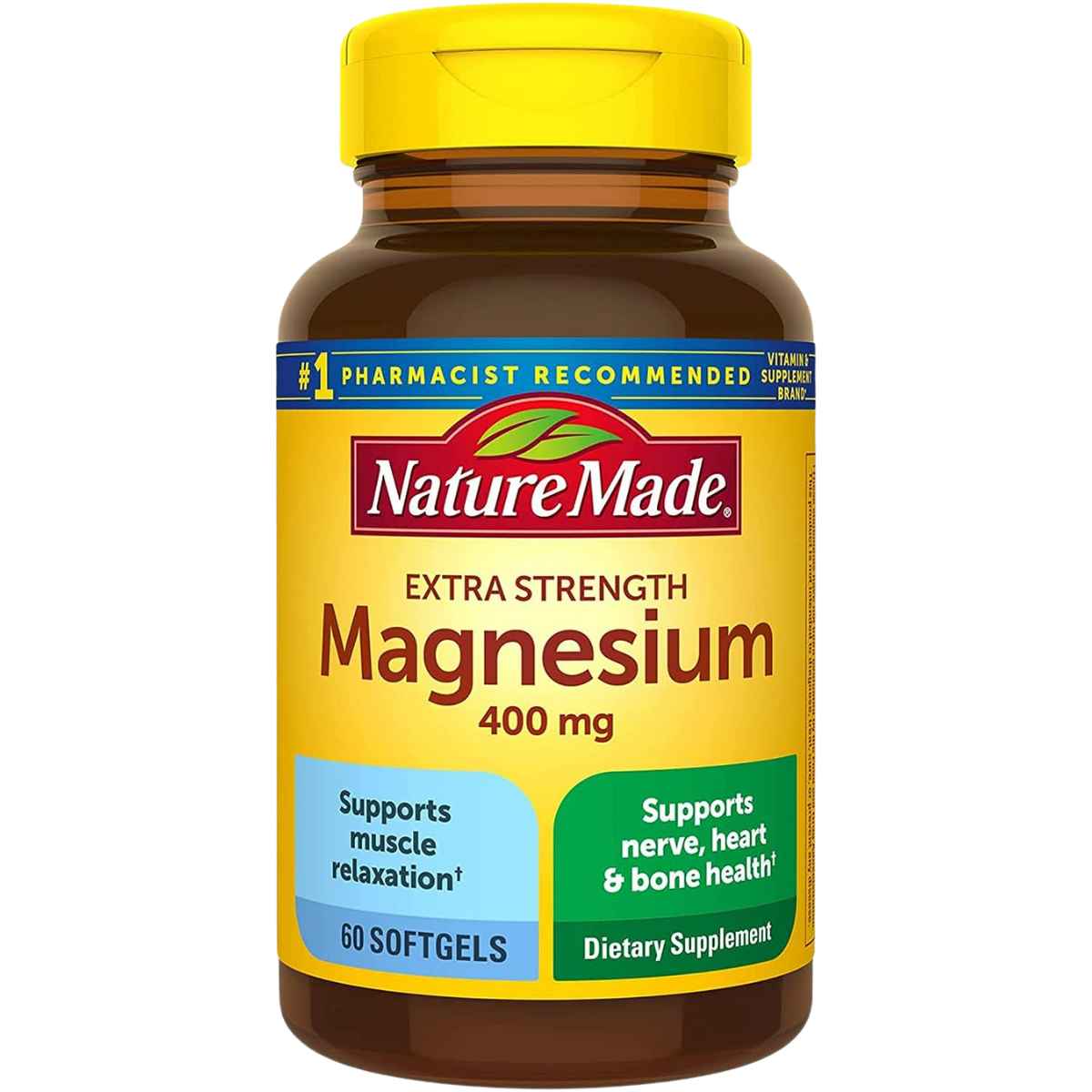 Nature Made Magnesio Extra Fuerte 400 mg - 60 Cápsulas Blandas - Haz Tu Pedido