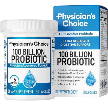 Physicians Choice Probiotico 100 Mil Millones CFU - 30 Cápsulas - Haz Tu Pedido