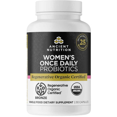 Ancient Nutrition Probióticos Diarios para Mujeres - 30 Cápsulas - Haz Tu Pedido